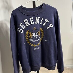 PacSun Serenity Navy Crewneck Sweater